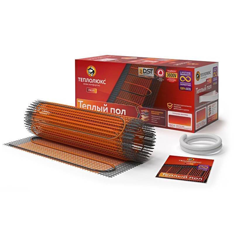 Нагревательный мат Теплолюкс ProfiMat 180-6.0 1080 Вт 6.0 кв. м 2206135