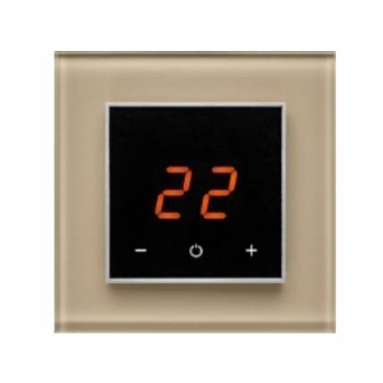 Терморегулятор сенсорный AURA ORTO 1236 Brown Light CN569