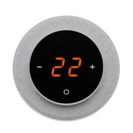 Терморегулятор сенсорный Aura Ronda Aluminium Rich RAL 9007 CN642