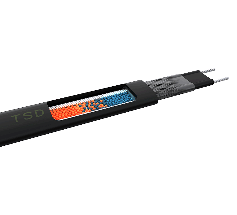 Кабель нагревательный саморегулирующийся Теплый пол №1 TSD-17P TSD-17P