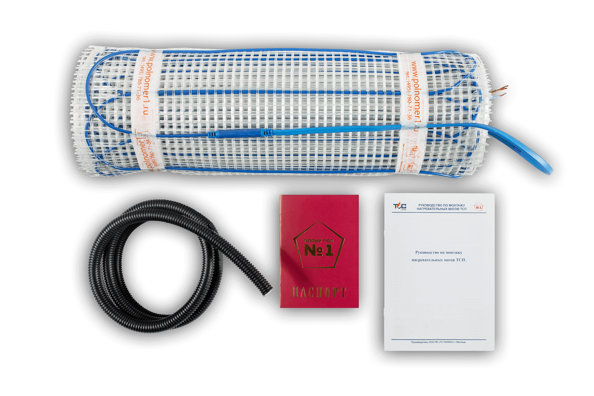 Нагревательный мат Теплый пол №1 ТСП 1200 Вт 8.0 м² 4630024500192