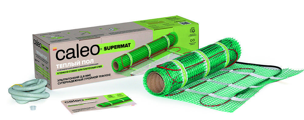 Нагревательный мат CALEO SUPERMAT 200 2,4 м² 200-2,4