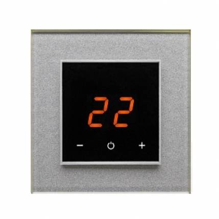 Терморегулятор сенсорный AURA ORTO 9007 Aluminium Rich CN572