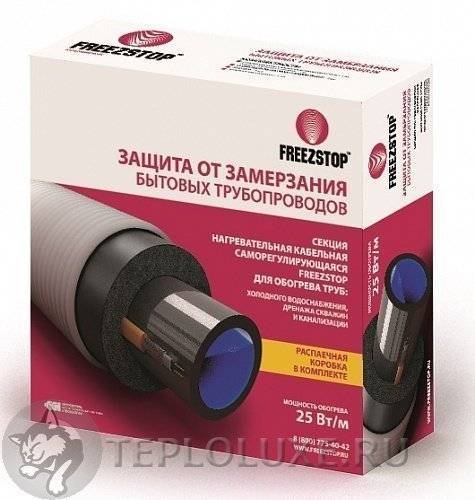 Кабель нагревательный саморегулирующийся Теплолюкс FreezStop-25-1 1 м 2083880