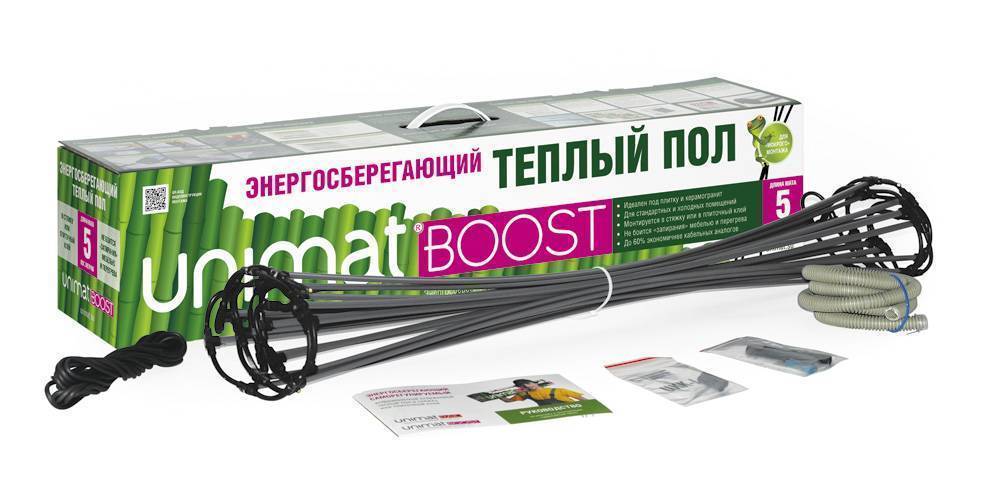 Стержневой теплый пол CALEO UNIMAT BOOST 160 Вт/м2 1 кв. м BOOST-160-0100
