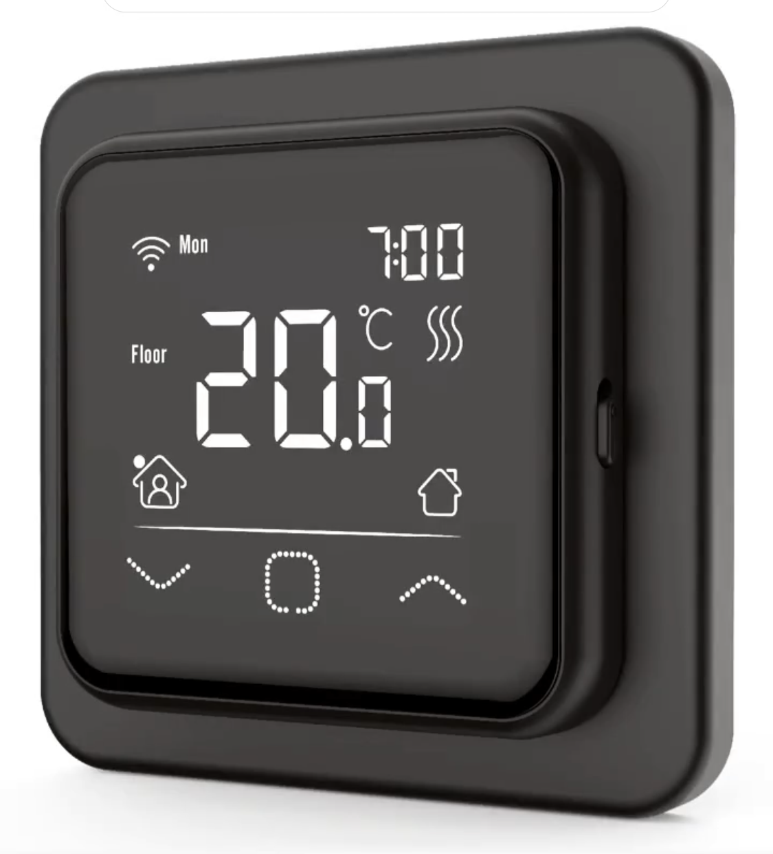 Терморегулятор программируемый IQWATT SMART HEAT Wi-Fi черный 411