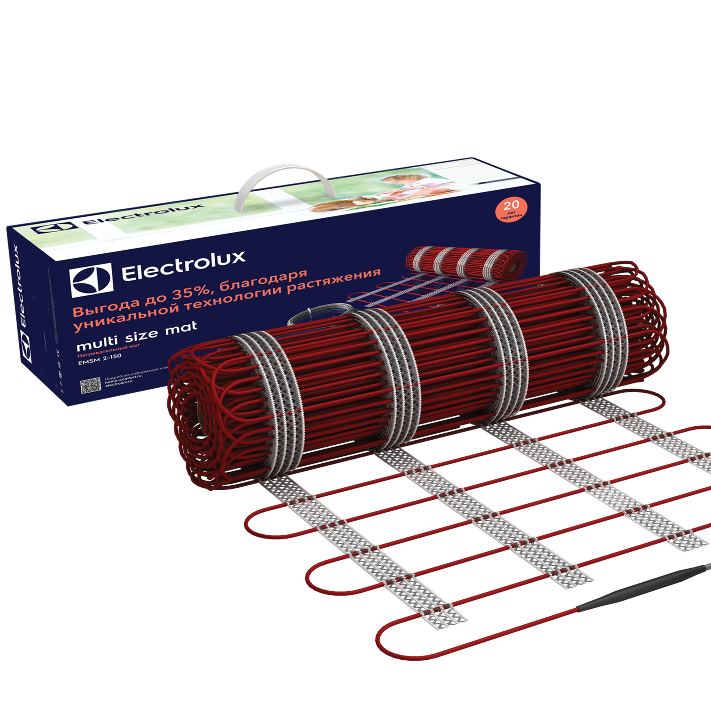 Нагревательный мат Electrolux Multi Size Mat EMSM 2-150-2 300 Вт 2 кв. м EMSM 2-150-2