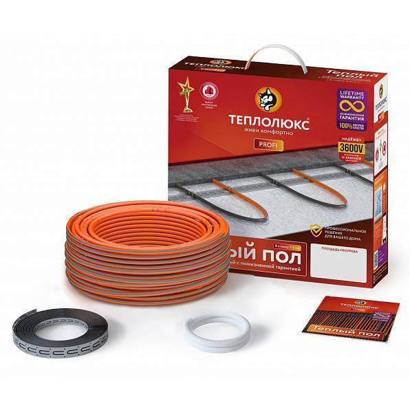 Нагревательный кабель Теплолюкс ProfiRoll 42 м 675 Вт 2206148