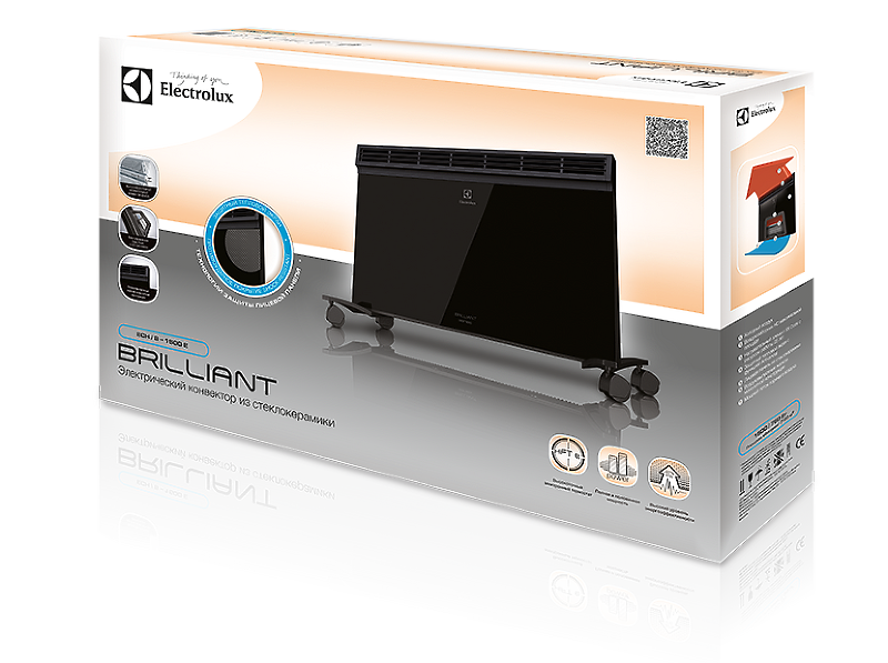 Конвектор электрический Electrolux Brilliant ECH/B-1000 E 1000 Вт ECH/B-1000 E