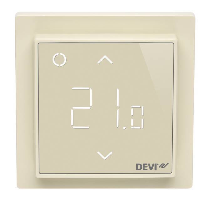 Терморегулятор с Wi-Fi DEVI DEVIreg Smart бежевый 140F1142