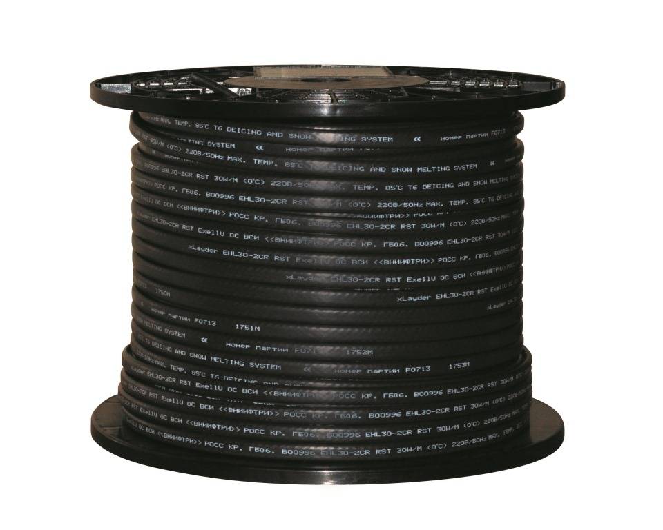 Кабель нагревательный саморегулирующийся CALEO xLayder EHL30-2CR RST экранированный EHL30-2CR RST