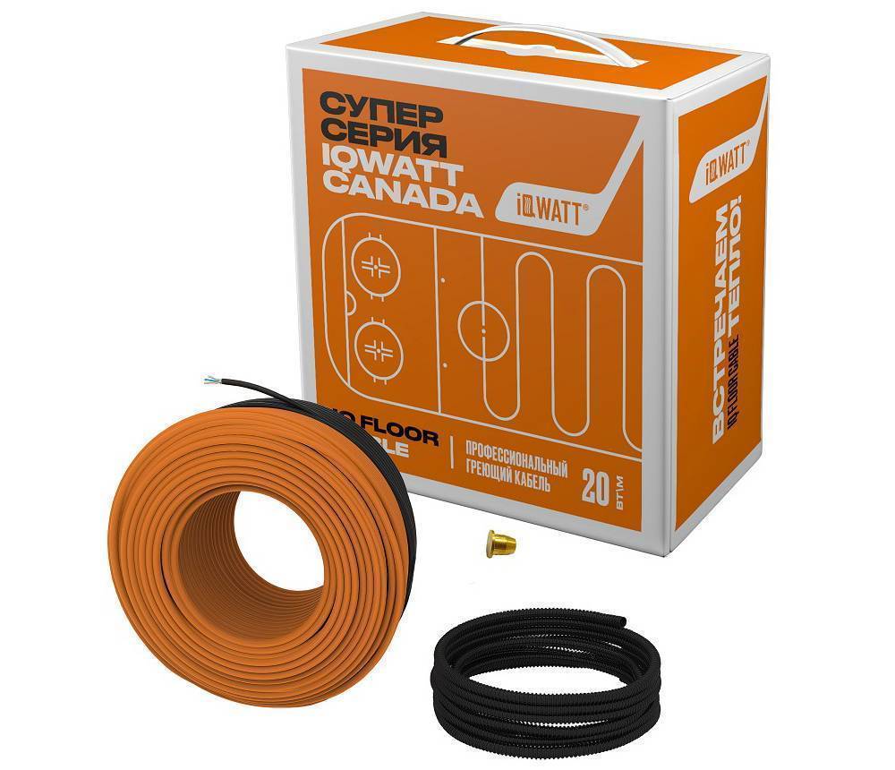 Нагревательный кабель IQWATT IQ FLOOR CABLE 15 м 225 Вт iqwatt203