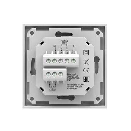 Терморегулятор для теплого пола Thermo Thermoreg TI-700 NFC Black