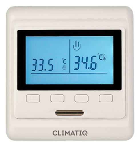 Терморегулятор программируемый CLIMATIQ PT слоновая кость iqwatt20666