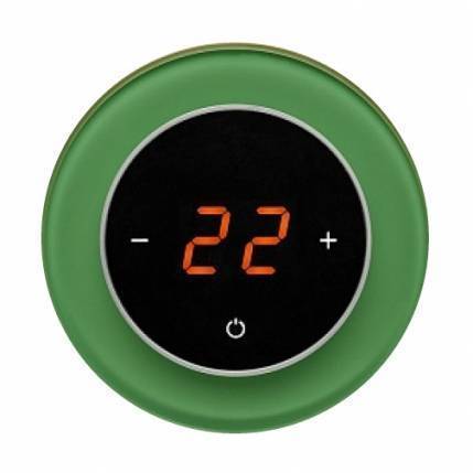 Терморегулятор сенсорный Aura Ronda Green Luminous 1164 CN627