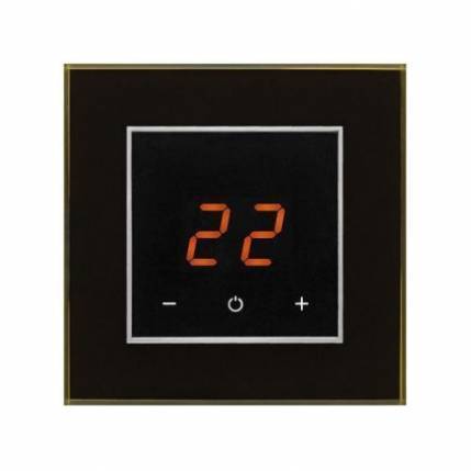 Терморегулятор сенсорный AURA ORTO 9005 Black Classic CN567