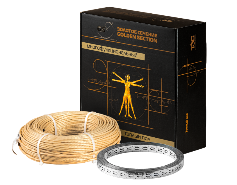 Нагревательный кабель Золотое сечение GS-480-30,0 480 Вт 30.0 м 3.0 м² 4630024501281