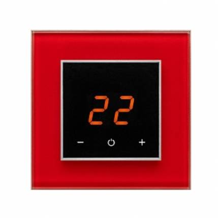 Терморегулятор сенсорный AURA ORTO 1586 Red Luminous CN568