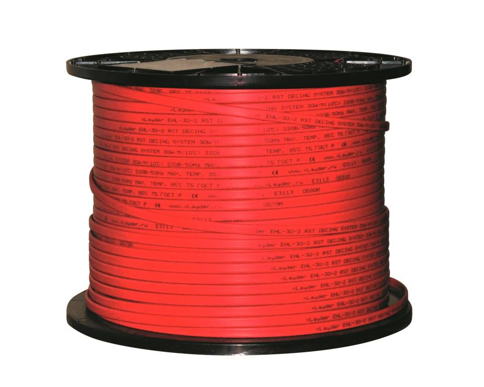 Кабель нагревательный саморегулирующийся CALEO xLayder EHL30-2CR RST экранированный 56-975