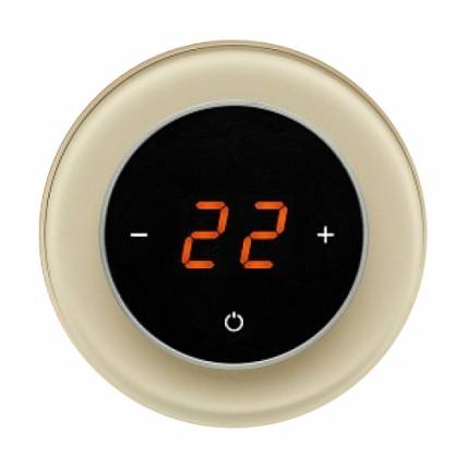 Терморегулятор сенсорный Aura Ronda Beige Light RAL 1015 CN625