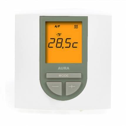 Терморегулятор Aura VTC 550 механический на DIN-рейку белый CN563