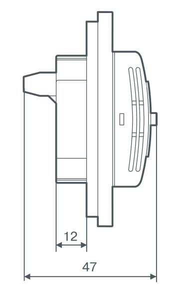 Терморегулятор для теплого пола Thermo Thermoreg TI-200 Design черный TI-200 Design Black