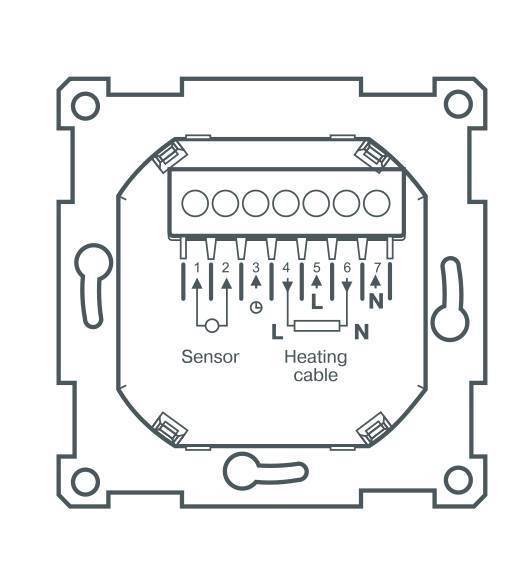 Терморегулятор для теплого пола Thermo Thermoreg TI-200 Design черный TI-200 Design Black