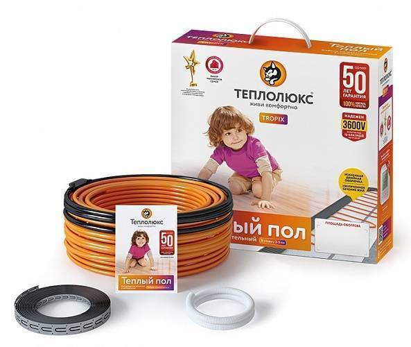 Нагревательный кабель Теплолюкс Tropix ТЛБЭ 156,5 м 3500 Вт 2208353