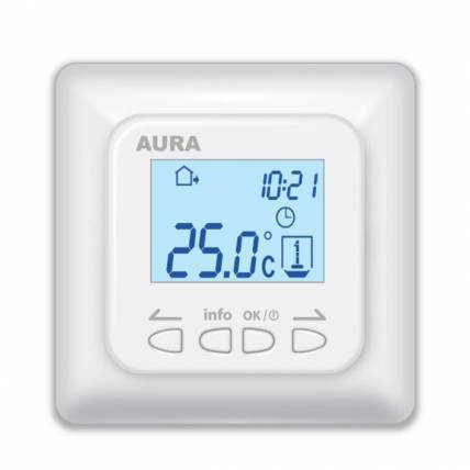 Терморегулятор программируемый AURA LTC 730 белый CN551