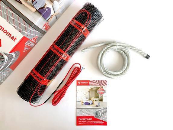 Нагревательный мат для балконов Thermo Thermomat TVK-300-BL 6.0 кв. м TVK-300-BL-6