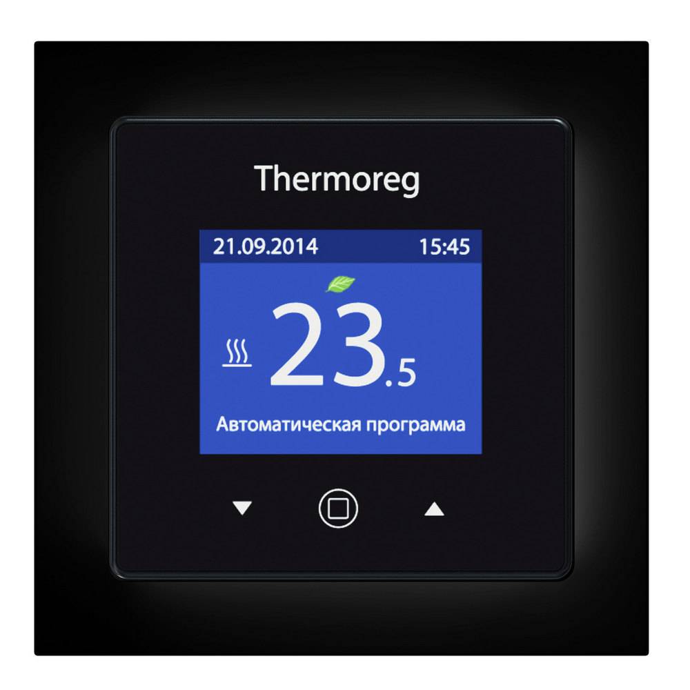 Терморегулятор для теплого пола Thermo Thermoreg TI-970 Black сенсорный