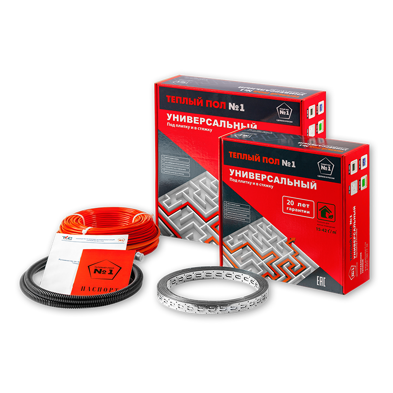 Нагревательный кабель Теплый пол №1 СТСП-10,6-150 1.0-1.4 м² 4630024500253