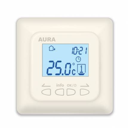 Терморегулятор Aura LTC 730 слоновая кость CN554