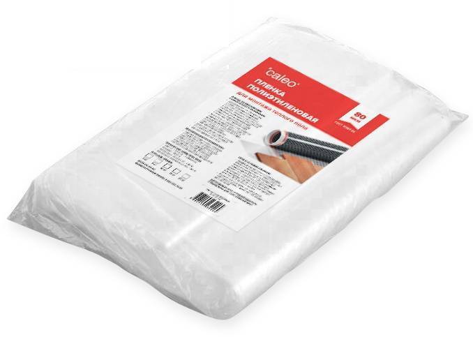 Пленка полиэтиленовая для теплого пола CALEO 80 мкм 15 м2 Пленка п/э 15