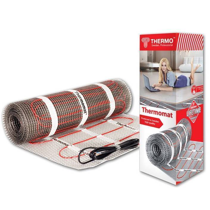 Нагревательный мат двухжильный Thermo Thermomat TVK-180 0,5 м² TVK-180-0,5