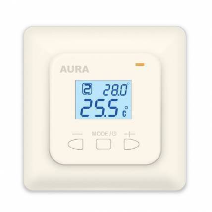 Терморегулятор Aura LTC 440 двухзонный слоновая кость CN560
