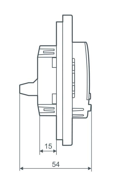 Терморегулятор для теплого пола Thermo Thermoreg TI-950 Design