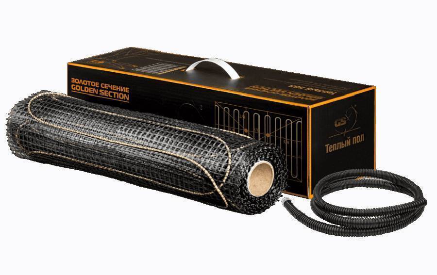 Нагревательный мат двухжильный Золотое сечение GS-800-5,0 5 м² 800 Вт 4630024501151
