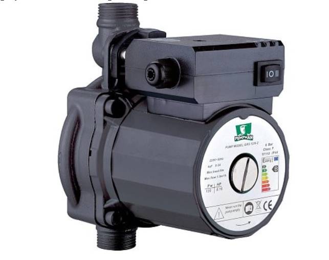 Насос циркуляционный PUMPMAN GRA 25/4 с гайками GRA 25/4