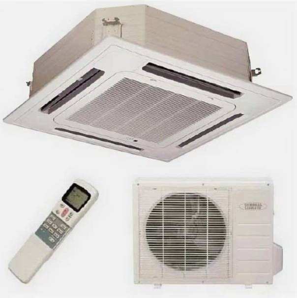 Кассетный кондиционер General Climate GC-4C18HRF(c)/GU-4C18HRF compact