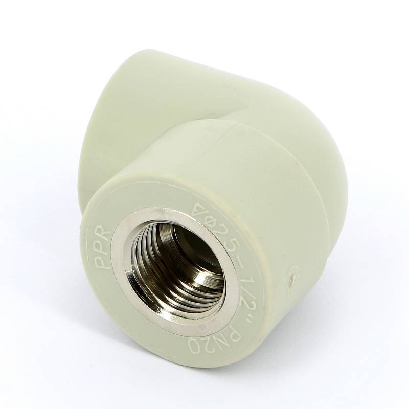 Угольник 90° полипропиленовый FV-Plast 25 мм x 1/2 ВР 218026