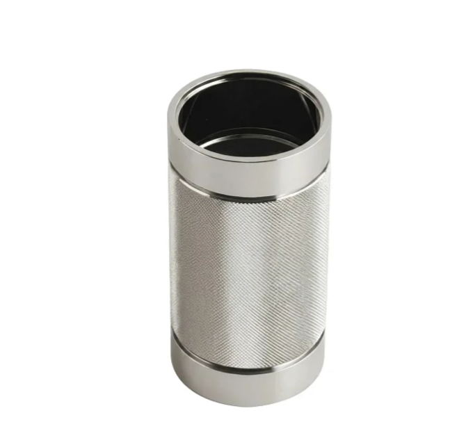 Стакан для зубных щеток Bertocci Officina 01 68х68х126 мм шлифованный никель 12775306050
