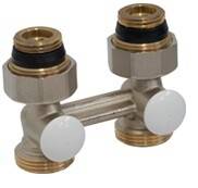 Узел нижнего подключения прямой Giacomini R387L 1/2 x 3/4 EK R387LX012