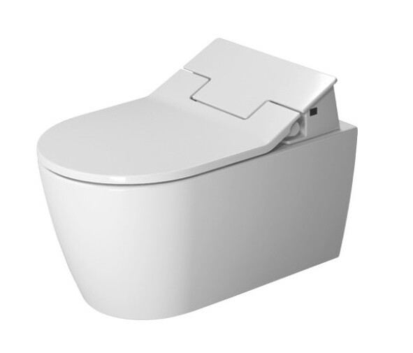 Комплект унитаз подвесной Duravit ME by Starck Rimless и крышка-биде SensoWash Slim 2529590000/611000002304300