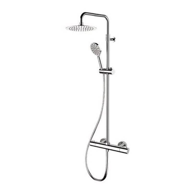 Душевая система Remer Elegance с термостатом для душа и верхним душем 250 мм хром EQ32A8MPUFM25G