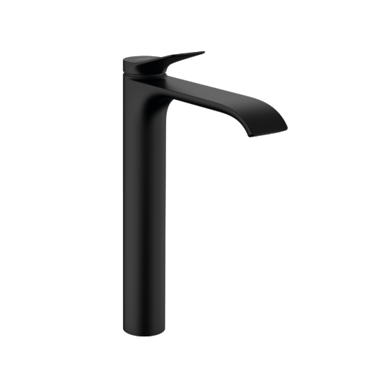 Смеситель для раковины Hansgrohe Vivenis 250 с донным клапаном черный матовый 75040670