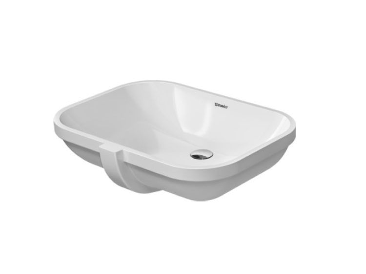 Умывальник встраиваемый DURAVIT D-Code 560x400 мм с переливом 0338560000