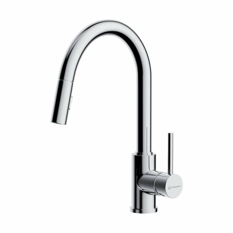 Смеситель для кухни OMOIKIRI Shinagawa-SB хром 4994458