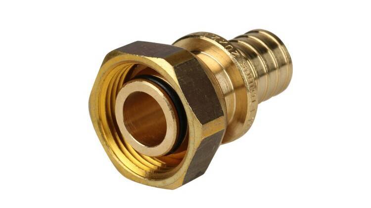 Переходник с накидной гайкой ELSEN Monolit 16x3/4 Евроконус латунь EFA131634BEK