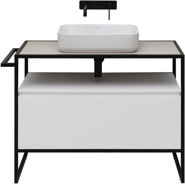 Тумба под раковину Allen Brau Priority 100 см белый матовый 1.31003.WM